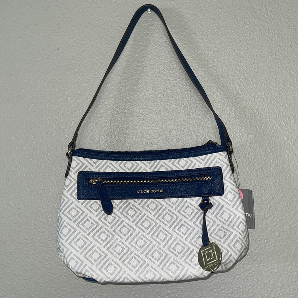Liz Claiborne Jess Top Zip Shoulder Bag - Picture 1 of 7